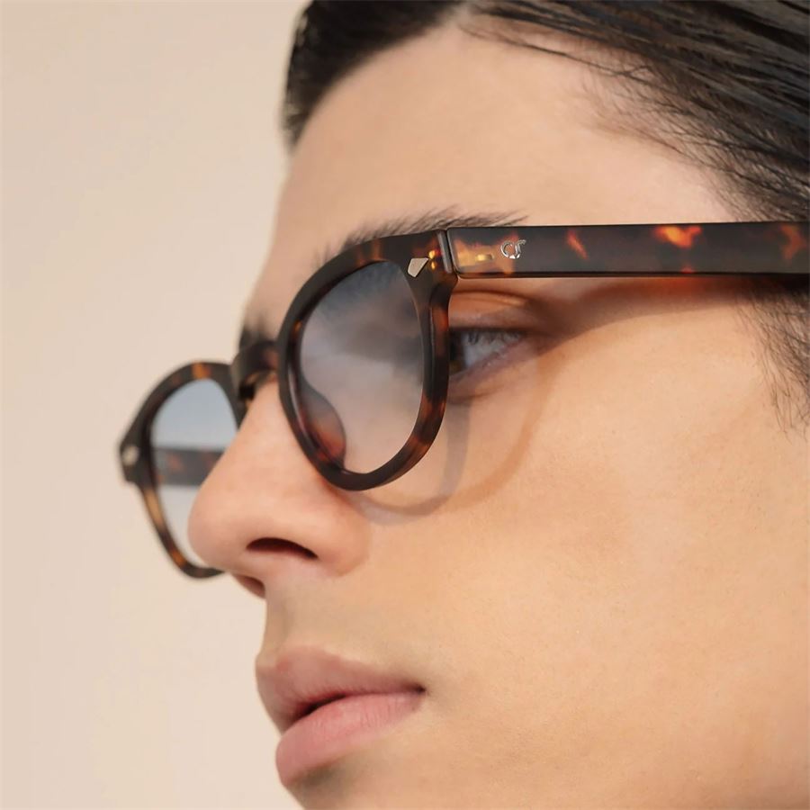 Berlino tartarugato blu occhiali da sole unisex uomo donna Os Sunglasses | OS107C02